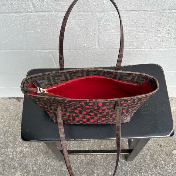 Fendi Red Mini Purse - Picture 3 of 4